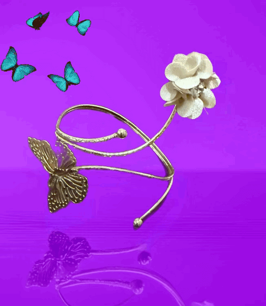 #A1081 - Floral & Butterfly Upper Arm Beauty