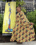 The African Drum Wrap Dress